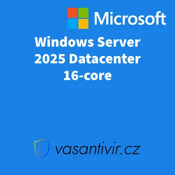 Operační systém Microsoft Windows Server 2025 Datacenter ( 16-core ), nová DG7GMGF0PWHD-0001