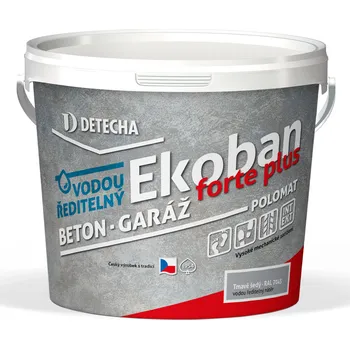 barva na beton Detecha, chemické výrobní družstvo Detecha Ekoban Forte plus polomat Varianta: Detecha Ekoban Forte plus polomat světle zelený RAL 6021 2,5 kg