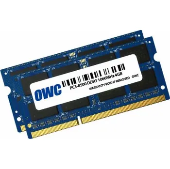 Operační paměť OWC DDR3 vyhrazená paměť, 8 GB, 1066 MHz, CL7 (OWC8566DDR3S8GP)