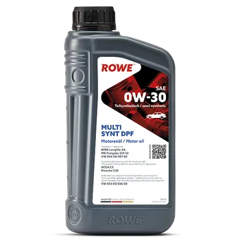Motorový olej ROWE HIGHTEC MULTI SYNT DPF SAE 0W-30 - 1 L (Částečně syntetický vysoce výkonný motorový olej )
