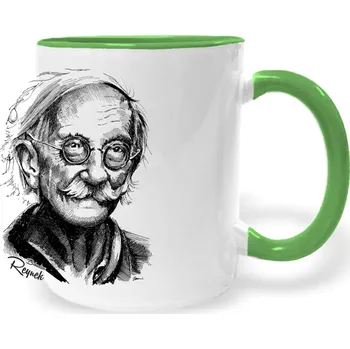 Hrnek - Bohuslav Reynek Barva: Zelená