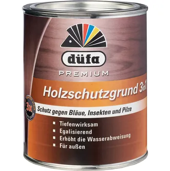 impregnace na dřevo Düfa Holzschutzgrund 3in1 - Základní nátěr na dřevo Varianta: Düfa Holzschutzgrund 3in1 - Základní nátěr na dřevo 5 L