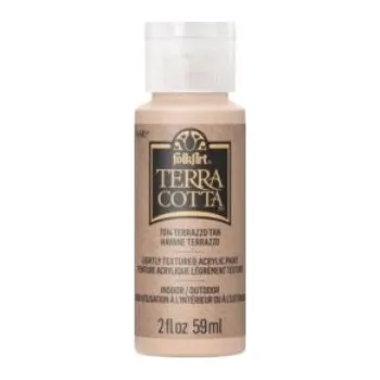 Speciální výtvarná barva FolkArt Terra Cotta Acrylic Paint - 58 ml Folkart terr: TERRAZZO SAND TERRA COTTA