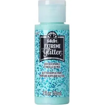 Speciální výtvarná barva FolkArt Extreme Glitter 58 ml Barva: SEA SPARKLE