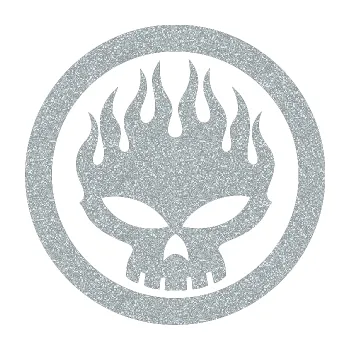 Samolepicí dekorace na vozidlo The Offspring 002 (91 - Ultra Metalic stříbrná metalíza) SAMOLEPKA NA AUTO, NÁLEPKA, FÓLIE, POLEP, TUNING, VLASTNÍ TEXT, TISK, AUTOSAMOLEPKY.cz, POLEPY, OBRÁZEK, LOGO, 3D STICKERS