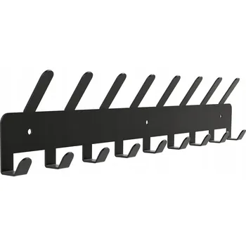 Věšák Šatní ramínko kovový Domer černý