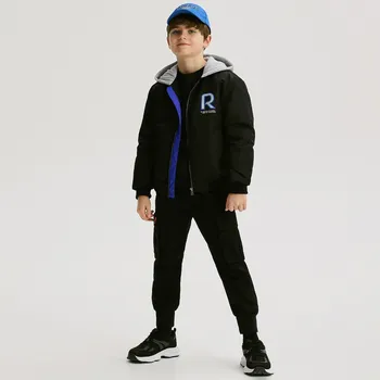 Chlapecké kalhoty Reserved - Kalhoty jogger s kapsami - černý - 107BF-99X - 107BF-99X-116