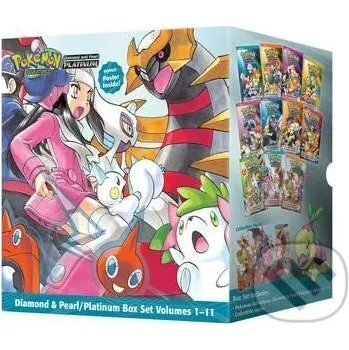 Beletrie pro dospělé Pokemon Adventures Diamond & Pearl / Platinum Box Set: Includes Volumes 1-11 - Hidenori Kusaka Viz Media