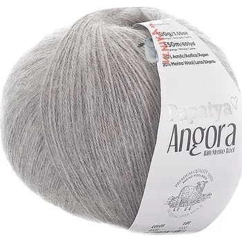 Příze Příze Angora Merino, 2120, šedá melange