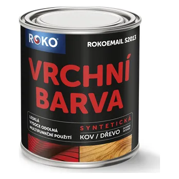 barva na kov Rokospol a.s. Rokoemail S 2013 Varianta: Rokoemail S 2013 7550 oranžová 0,6 L