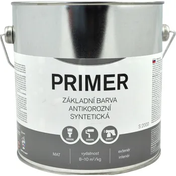 barva na kov BARVY A LAKY HOSTIVAŘ, a.s. Primer S2000 Varianta: Primer S2000 0840 červenohnědý 0,8 kg