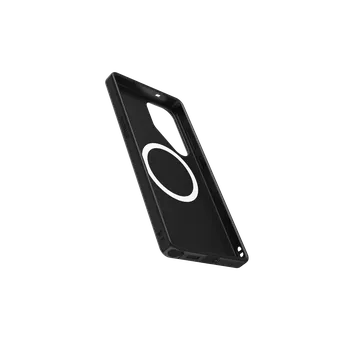 Pouzdro na mobilní telefon S25 Ultra Ochranný kryt Symmetry s magnetickým úchytem Černá