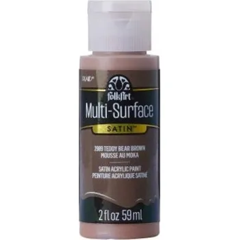 Výtvarná barva FolkArt Multi-Surface Acrylic Paint - 59 ml různé barvy Multi surface: TEDDY BEAR BROWN