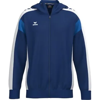 Pánská větrovka ERIMA CELEBRATE 125 TRÉNINKOVÁ BUNDA S KAPUCÍ - PÁNSKÁ - Tmavě modrá, Bílá - velikost M