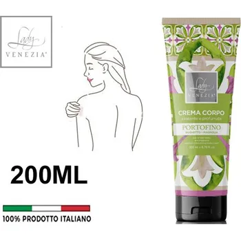 Tělové mléko Lady VENEZIA CERAMIC Krém a mléko na tělo PORTOFINO Lily of the Valley and Magnolia