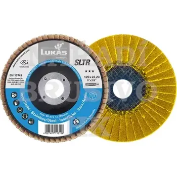 Brusný kotouč Lukas Lamelový brusný kotouč 125 x 22,23 P 80 SLTR Ceramic4x 4027497113132