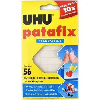 Kancelářské lepidlo Lepicí hmota UHU patafix, transparentní, 56 ks