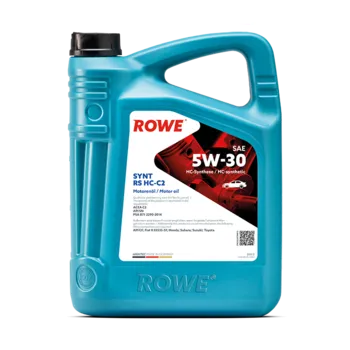 Motorový olej ROWE HIGHTEC SYNT RS SAE 5W-30 HC-C2 - 5 L (Extrémně úsporný, vysoce výkonný motorový olej)