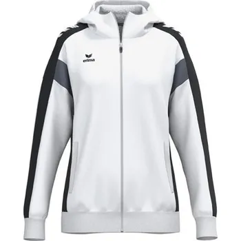 Dámská bunda Erima ERIMA CELEBRATE 125 TRÉNINKOVÁ BUNDA S KAPUCÍ - DÁMSKÁ - Bílá/Černá - 34 - doprava zdarma