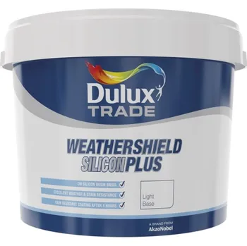 Fasádní barva AkzoNobel Dulux Weathershield Silicon Plus base Varianta: Dulux Weathershield Silicon Plus base medium 2,5 L