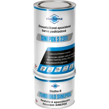barva na beton STACHEMA CZ s.r.o. Sinepox S 2311 Varianta: Sinepox S 2311 0100 bílý, set 1,12 kg