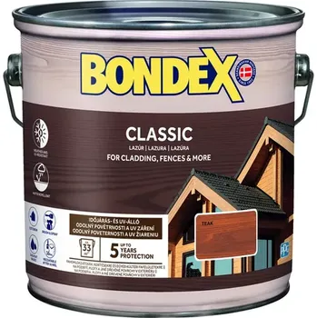 lazura PPG Deco Czech a.s. Bondex Classic Varianta: Bondex Classic kaštan 0,75 L