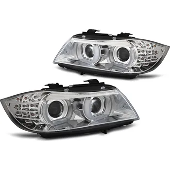 Přední světlomet Přední světla, BMW 3, E90/E91, 2009-2011, Xenon, DRL, AFS, Chrom (LPBMM9)