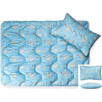 Polštář SADA PŘIKRÝVKA + POLŠTÁŘ 140X200 + 40X60 CM PRO DĚTI 2V1 - POLSKÝ VÝROBEK