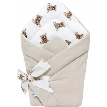 Zavinovačka Mušelínová zavinovačka Sweet Teddy velvet cappucino