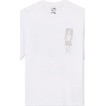 Pánské oblečení Celio Tričko Hunter x Hunter oversize 1159051 Bílá M