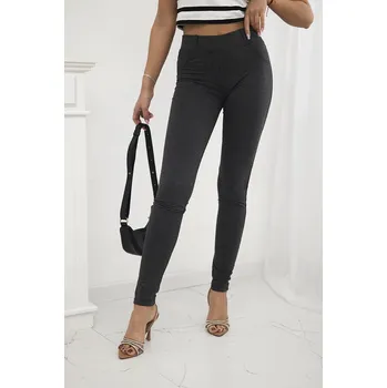 Dámské kalhoty Kesi Dámské elegantní kalhoty Fanta grafitová S