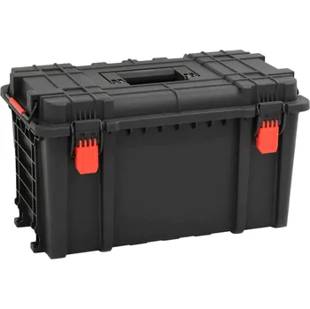 vidaXL Kufřík do letadla černý 57 x 35 x 32,5 cm PP [4007259]