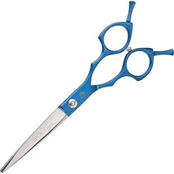 Kadeřnické nůžky Fénové nožnice Gepard 6,5 Blue ze série Superior. NG-36-NOZ-6,5-A