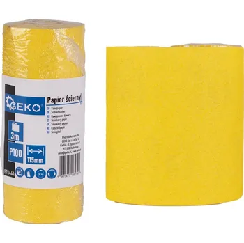 Brusný papír Brusný pás 115mm, role 3m, P100 GEKO