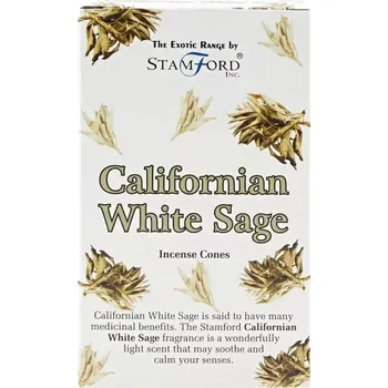 Vonná tyčinka Stamford Californian White Sage indické vonné františky 15 ks