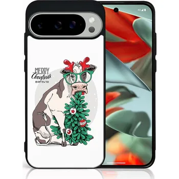 Vánoční dekorace VSECHNONAMOBIL 100483 MY ART Kryt s vánočním designem Google Pixel 9 Pro MERRY CHRISTMAS (074)