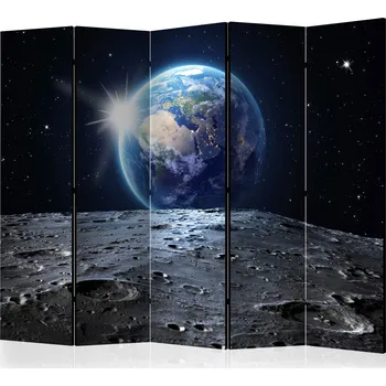 Paraván Paraván - Pohled na Modrou planetu II Velikost: 225x172 cm, Provedení: Jednostranný