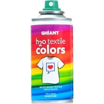 Výtvarná barva Ghiant - H2O barva ve spreji na textil - 150 ml - aquamarine