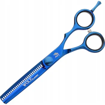 Kadeřnické nůžky WOLF Střihací nůžky ařízky pro ztenčení vlasů 5,5" classic NG-28-DEG-5,5