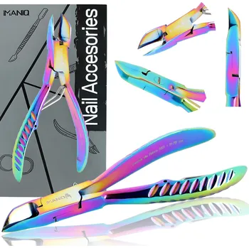 Nůžky na nehty pro tlusté zarostlé nehty stříhací kleště na kůžičky manikúra salon SPA IM-983-4,75-MULTI