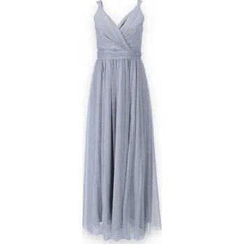 Dámské šaty Šaty společenské dlouhé Elizabeth Luna max barva: šedá světlá, velikost: 40