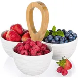 Sada servírovacích misek s bambusovým úchytem BRILLANTE