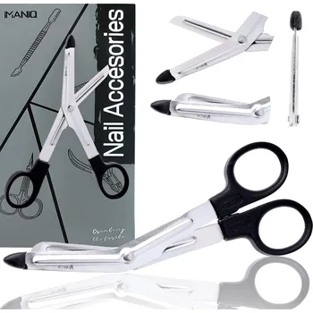 Lékařské obvazové nůžky do lékárničky pro stříhání obvazů náplastí a pásek do salonu nebo ordinace IM-1129