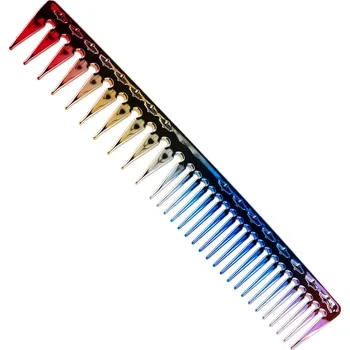 hřeben Kadeřnický hřeben na česání vlasů Barevný COMB-01A