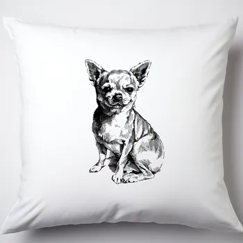 Polštář Polštář - pes Čivava Typ povlaku: Plyš