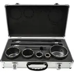 Korunkové vrtáky do betonu SDS PLUS, SDS MAX, 30-100mm, sada 9 ks GEKO