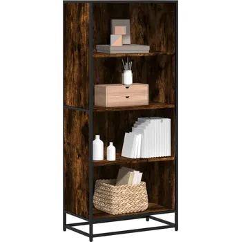 Knihovna vidaXL Knihovna 60 x 35 x 139 cm kompozitní dřevo [3300841] Barva: kouřový dub