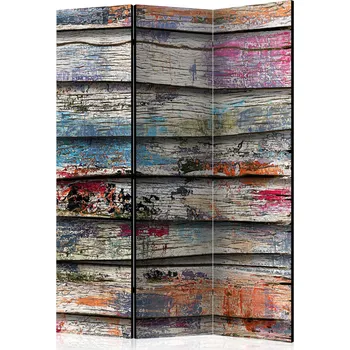 Paraván Paraván - Barevné dřevo Velikost: 135x172 cm, Provedení: Jednostranný