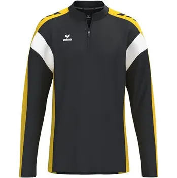 Pánská mikina ERIMA CELEBRATE 125 MIKINA 1/2 ZIP - PÁNSKÁ - Černá, Žlutá - velikost XXXL