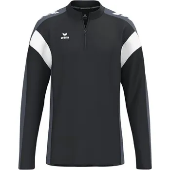 Pánská mikina ERIMA CELEBRATE 125 MIKINA 1/2 ZIP - PÁNSKÁ - Černá, Tmavě šedá - velikost M